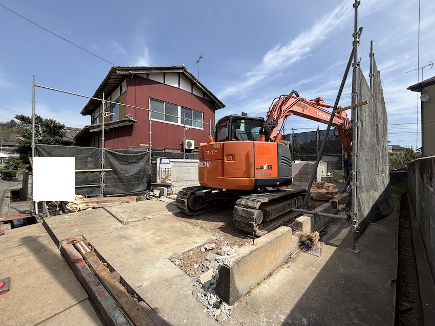 【新築】《はじまり》兵庫県豊岡市｜解体工事スタート！