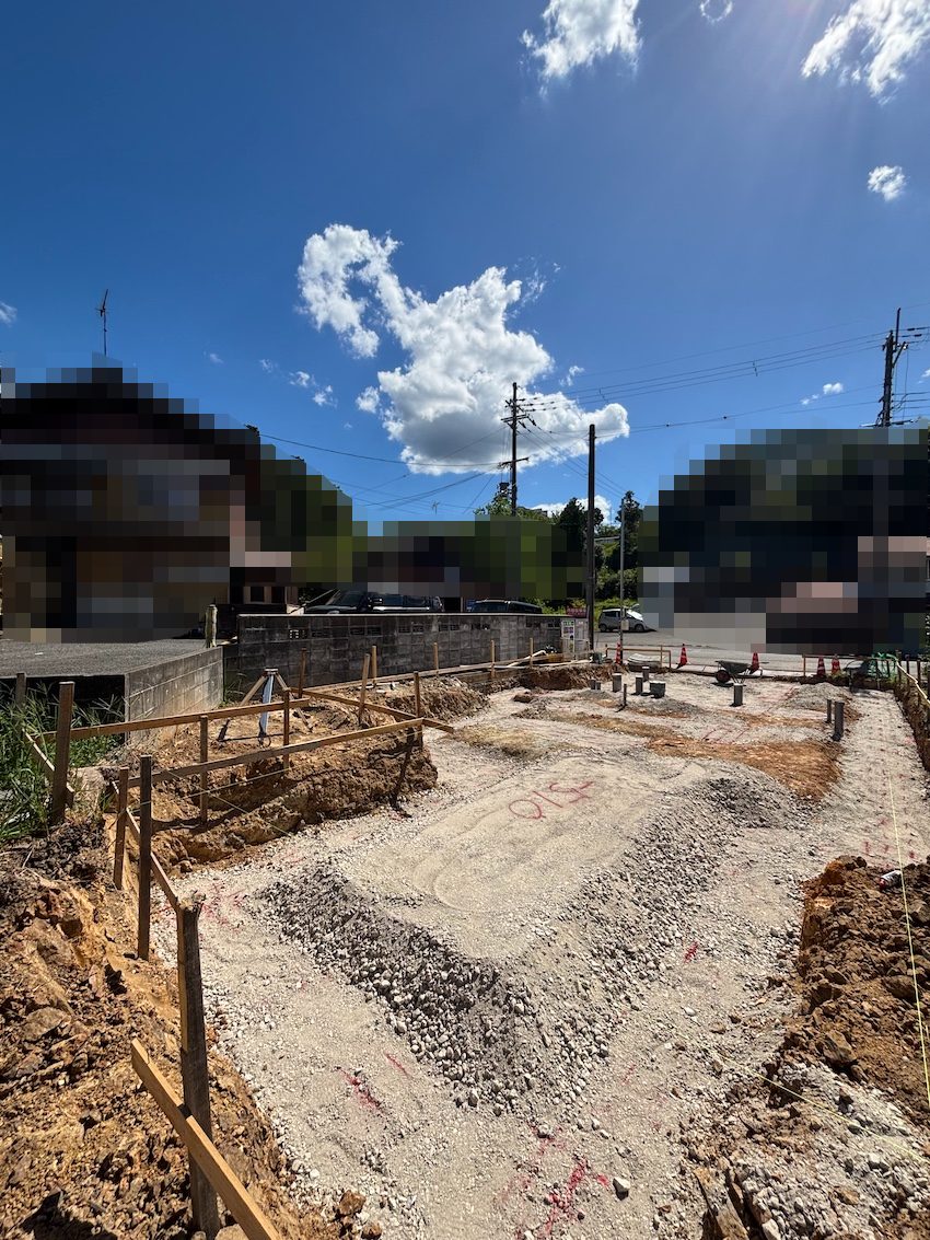 【新築】《７月下旬〜8月上旬》兵庫県豊岡市｜基礎工事始まりました！