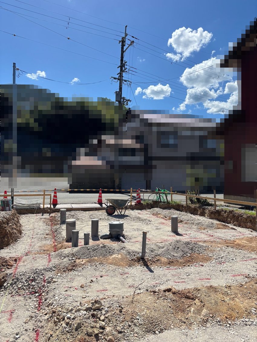 【新築】《７月下旬〜8月上旬》兵庫県豊岡市｜基礎工事始まりました！