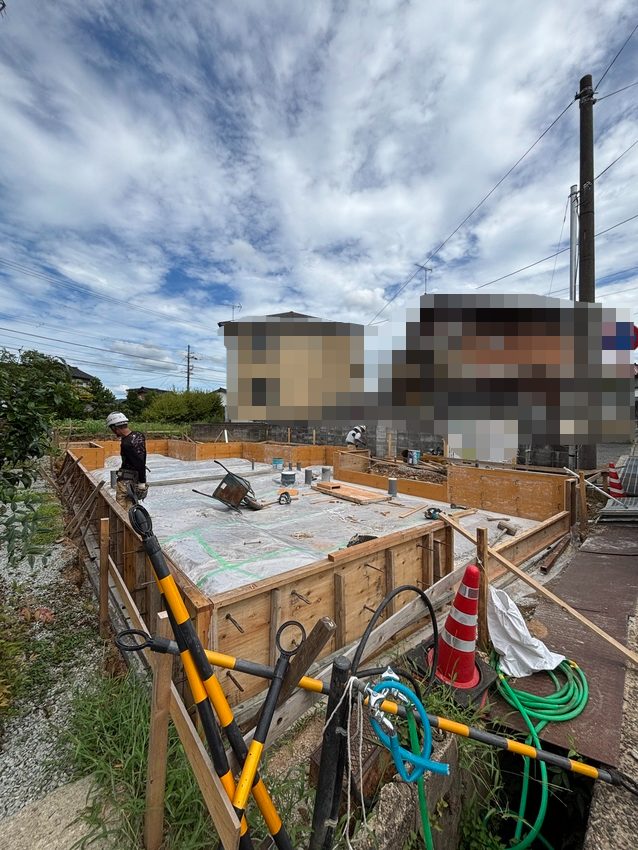 【新築】《8月中旬》兵庫県豊岡市｜基礎工事進んでます！