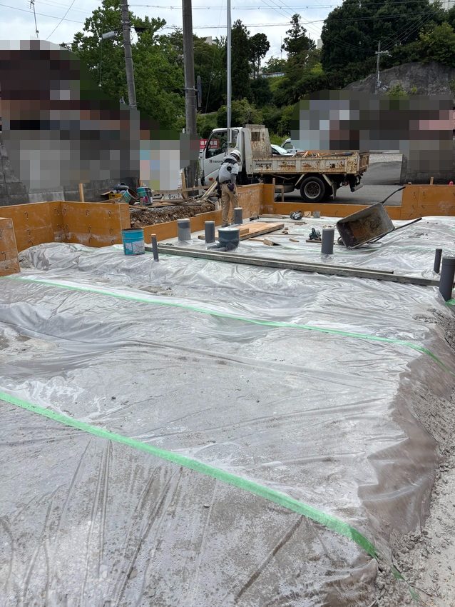 【新築】《8月中旬》兵庫県豊岡市｜基礎工事進んでます！