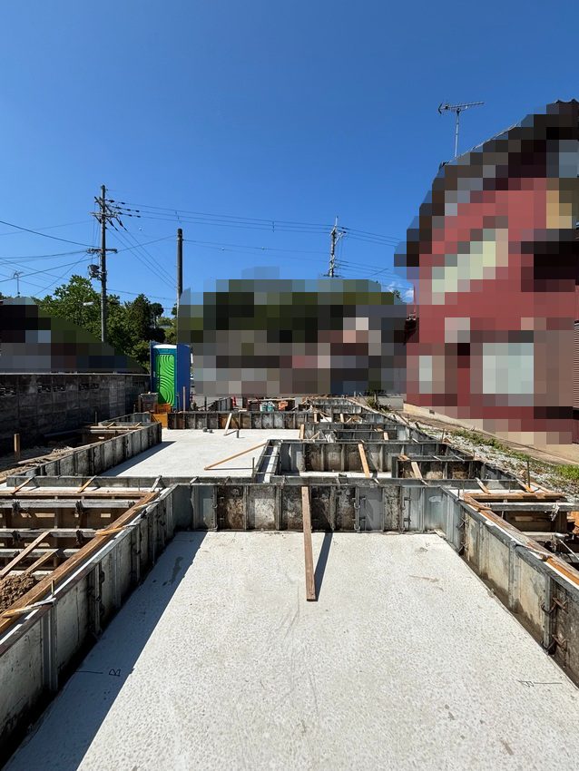 【新築】《8月下旬》兵庫県豊岡市｜コンクリート打設が完了しました！