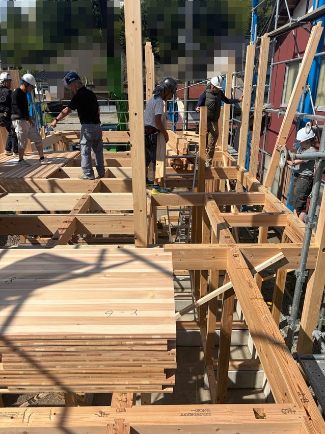 【新築】《9月上旬》兵庫県豊岡市｜建前を迎え、無事に上棟できました！