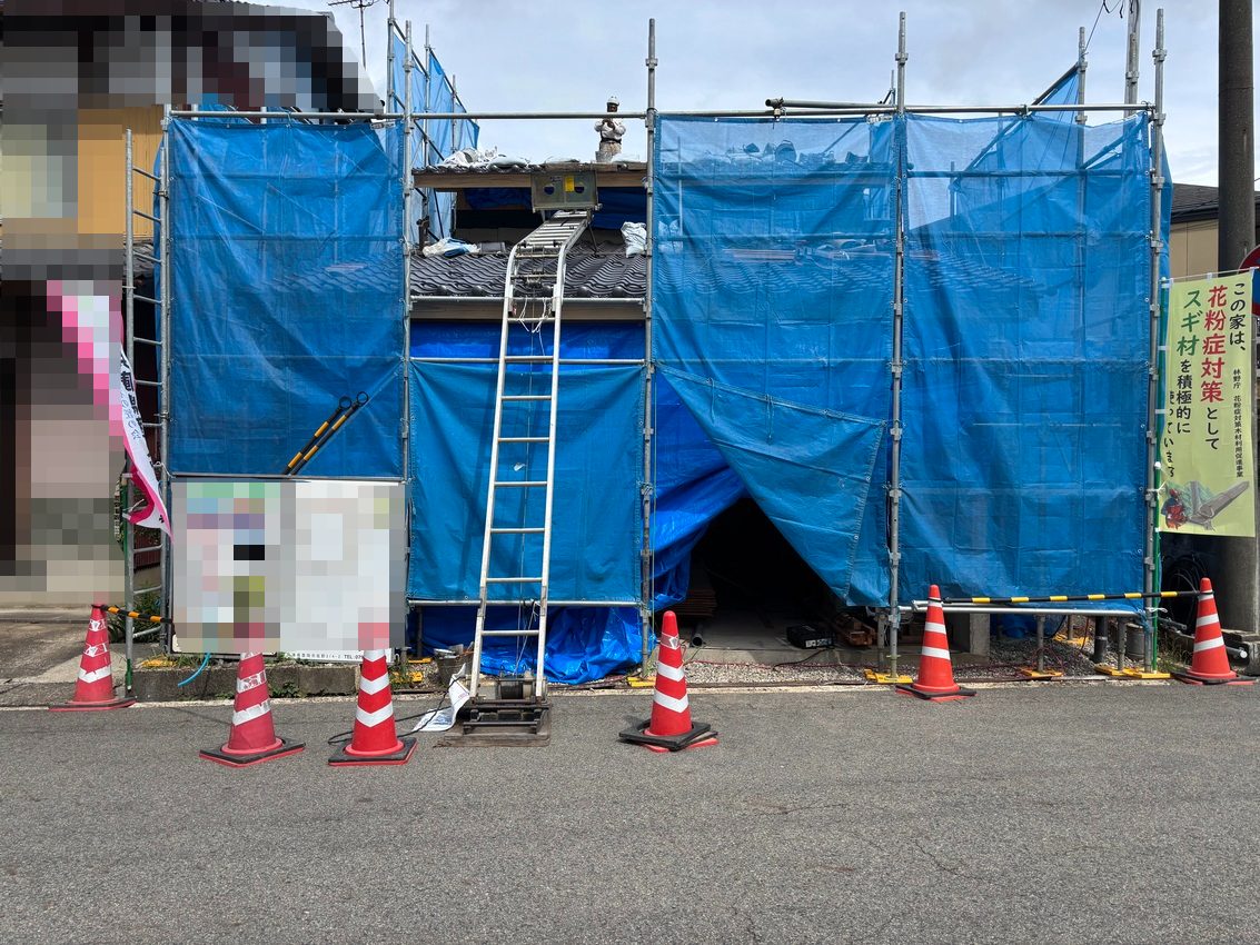 【新築】《9月中旬②》兵庫県豊岡市|壁・床の下地貼りが始まりました!
