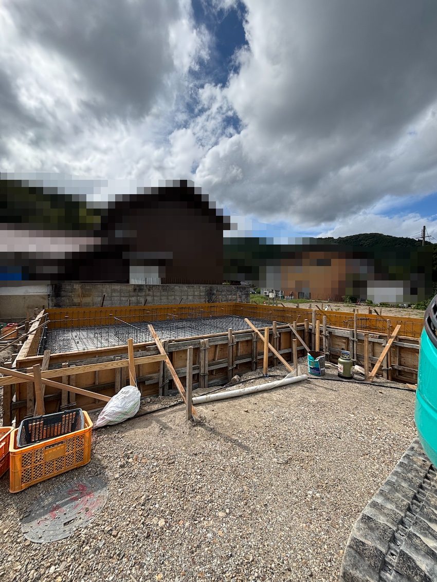 【新築】《9月下旬》兵庫県豊岡市｜基礎工事進んでます！